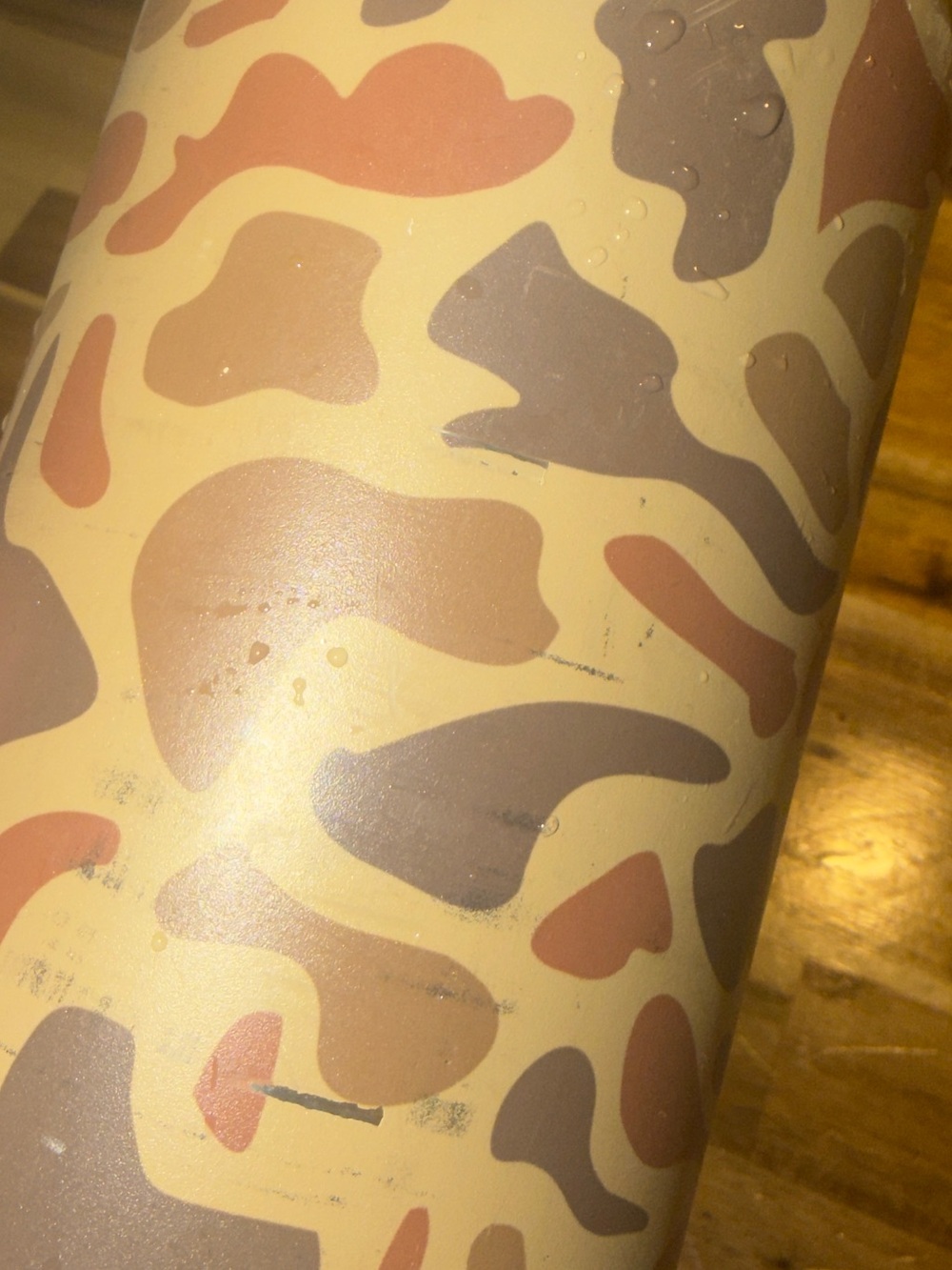 Yeti Camo Insulated Bottle - Tan & Brown - Picture 3 of 5